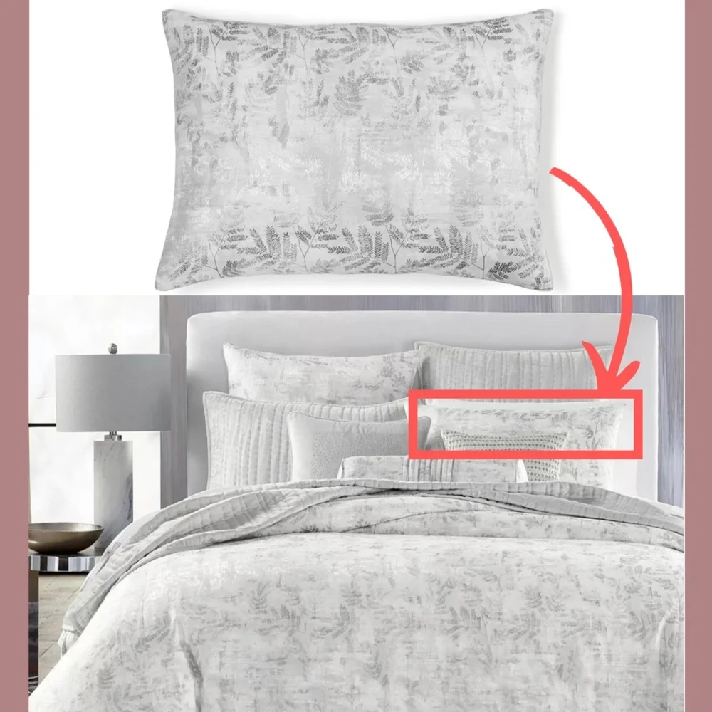 NEW $120 [ 1 Standard Sham ] for Hotel Collection Silver‎ Fern